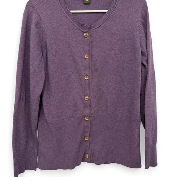 Eddie Bauer Sweaters - Eddie-bauer Women's Purple Cardigan